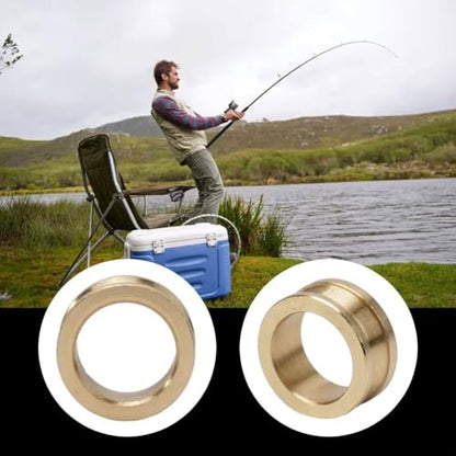 Brass For Fishing Line Roller, Essential Part For Reel Repair, Smooth Accessory For Enhanced Line Functionality(11.2 * 8 * 4.8mm) - size: 11.2*8*4.8mm