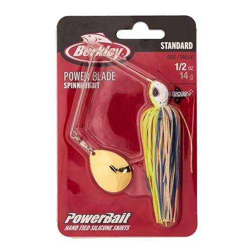 Berkley Power Blade Standard Fishing Spinnerbaits - color: Old School/Gold, size: 1/2 oz - Colorado