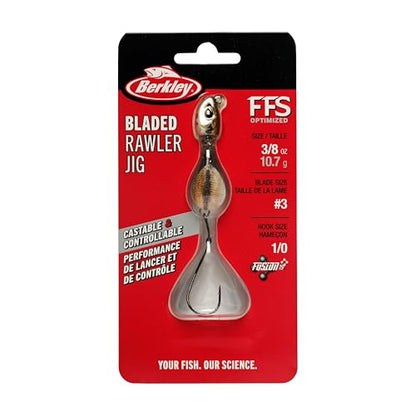 Berkley Bladed Rawler Jig - color: Flashy Fish Head, size: 3/8 oz - 1/0 Hook Size