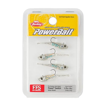 Berkley PowerBait Power Switch Fishing Soft Bait - color: Silver Bullet, size: 1 3/4in - 1/16 oz