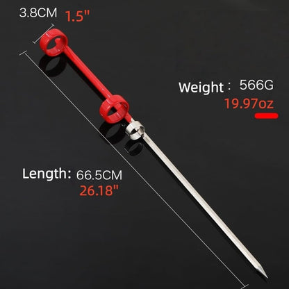 1pcs Heavy-Duty Stainless Steel Rod Holder with Ground Spike - for Surf Fishing, Rock Fishing, and Long Cast Rod Support