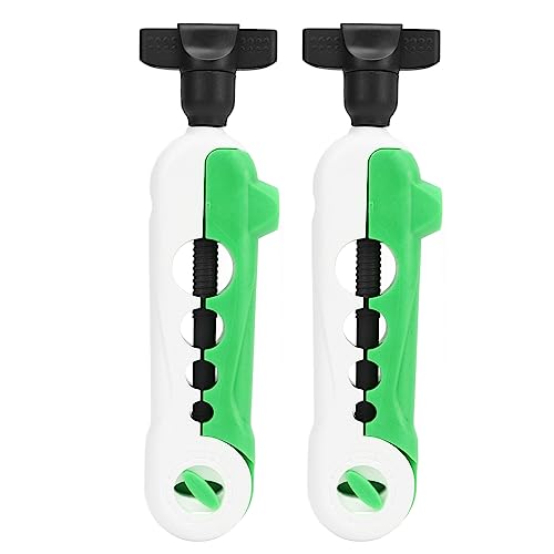 Tyenaza 2PCS Mini Line Spooler, Portable Adjustable Fishing Line Spooler Fishing Line Winder Machine Mini Bobbin Reel Accessories - color: White Green