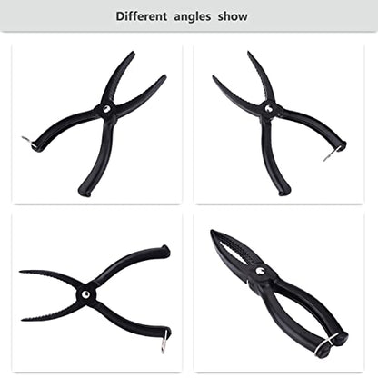 Dioche Fishing Pliers, Fishing Grip Gear Tool ABS Grip Tackle Fish Grip Tackle Fish Lip Holder Clamp with Ring