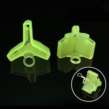 100 Pcs Yellow Fishing Treble Hook Covers Fishing Hook Bonnets Fishing Safety Cap Protector Fishing Hook Safety Cover Terminal Tackle and Accessories