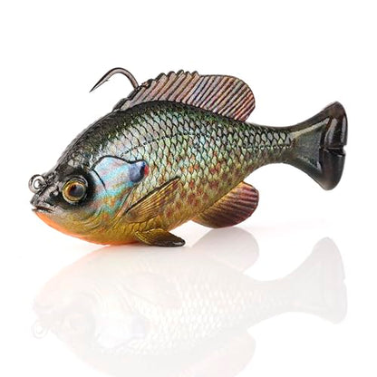 Savage Gear Pulse Tail RTF Fishing Soft Bait - color: Pumpkinseed, size: 3/8 oz (3 in)
