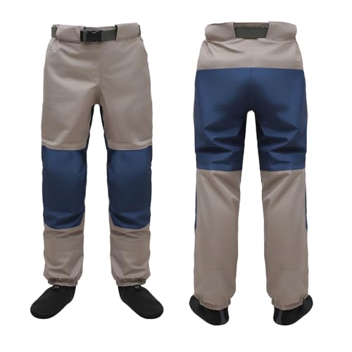 Raprance Breathable Stockingfoot Waist High Fishing Wading Pants Waders - size: Large