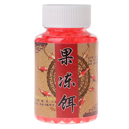 Fishing Lure Artificial Fishing Lure for Salmon Carp Fish Eggs Gelatin Beads 4mm Soft 1 Bottle