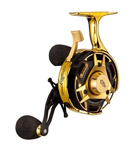 13 Fishing - Freefall Carbon - Inline Ice Fishing Reels - 10th Anniversary TrickShop Edition - 2.5:1 Gear Ratio