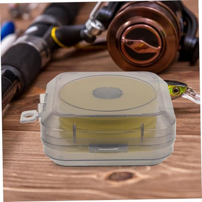 Happyyami Fishing Line Spooler and Storage Box Compact Double-Sided Organizer for Fishing Line and Hooks Capacity Tackle Storage Convenient and Stylish Design for Anglers