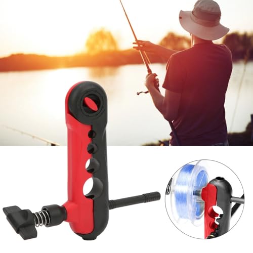 Portable Mini Fishing Line Spooler - Universal Reel Winder for Baitcaster & Spinning Reels, Fits Various Spool Sizes (5.12x1.34in)