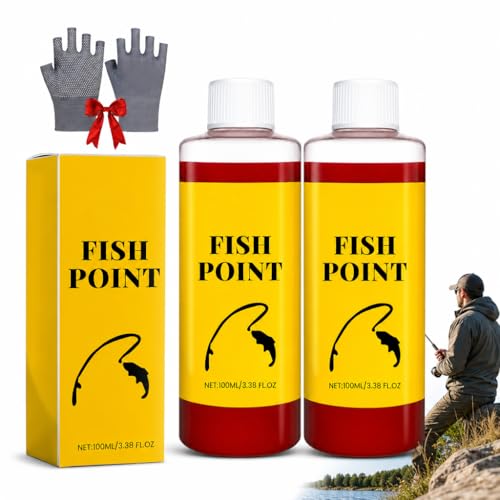 100ml Red Worm Liquid Spray - Concentrated Fish Attractant Liquid,Powerful Bait Attractant Scent Bait Fish Attractant Liquid for Trout,Cod,Carp,and Sea Bass,Enhances Scent - color: 2PCS