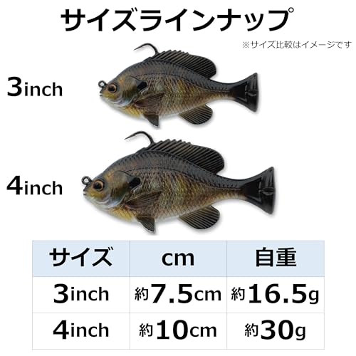 Savage Gear Pulse Tail RTF Fishing Soft Bait - color: Ghost Gill, size: 1 oz (4 in)