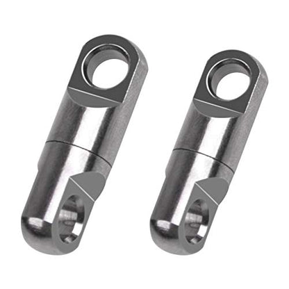 AGOOL Heavy Duty Fishing Swivels Saltwater Stainless Steel High Strength Fishing Heavy Swivels Connectors Copper Barrel Swivels Fishing Tackles for Big Game Sea Ocean Fishing - size: 617lb-5pcs