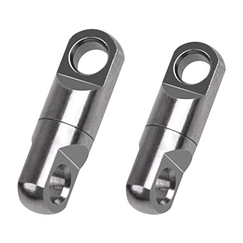 AGOOL Heavy Duty Fishing Swivels Saltwater Stainless Steel High Strength Fishing Heavy Swivels Connectors Copper Barrel Swivels Fishing Tackles for Big Game Sea Ocean Fishing - size: 617lb-5pcs