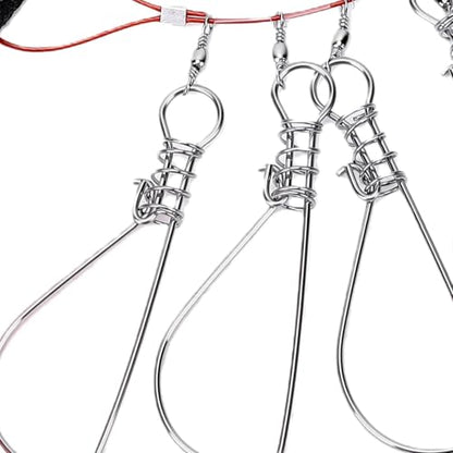 Fishing Stringer, 5 Detachable Stainless Steel Clips, 3.5m PVC Coated Rope, High Visibility Float, Large Capacity Storage for Kayak Boat Shore Fishing