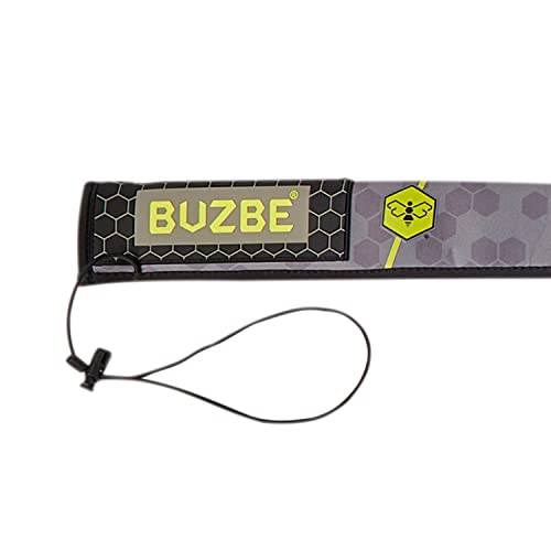 BUZBE Casting Quik-Shield Rod Cover, Fishing Rod Sleeve, Rod Sock, Neoprene Rod Cover, Casting Rod Cover - color: Grey Hex