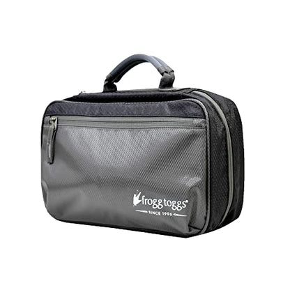 FROGG TOGGS Bait Binder, Fishing Tackle and Bait Storage, Salt Water Resistant Soft Sided Tackle Bag, Black, i360