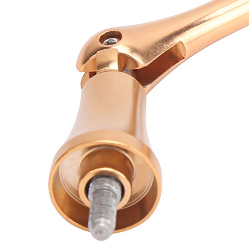 Raguso Reel Handle Grip Reel Handle Conversion Fishing Aluminum Alloy Screw‑in Metal Rocker Arm Reel Power Handle Grip for Spinning Fishing Reel (Medium)