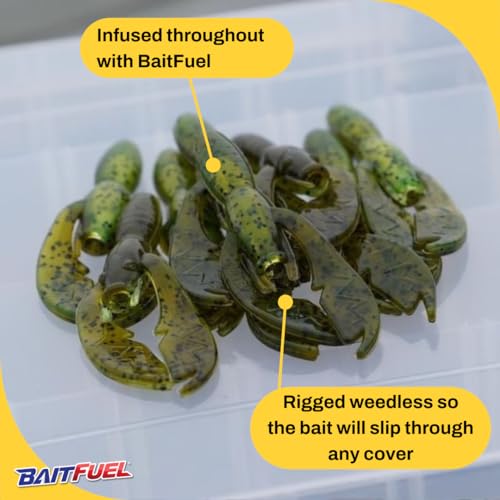 BAITFUEL Baby PACA Craw - color: Watermelon Crawfish