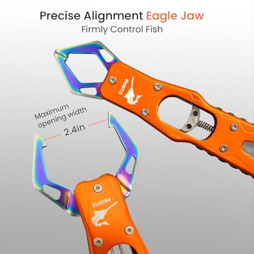Pristis Multi-Function Fishing Tools Kit, UTA II Fishing Pliers & Metal Fish Lip Gripper, A Neat Option for Angler