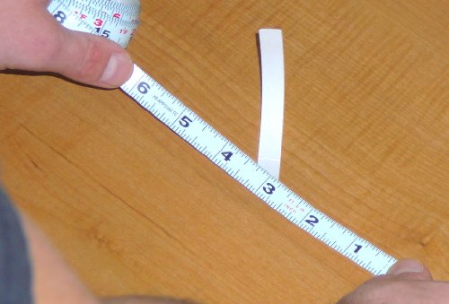 Metal Adhesive Backed Ruler – 1/2 Inch Wide X 4 Feet Long – Right to Left - Fractional - 1/16" Grads