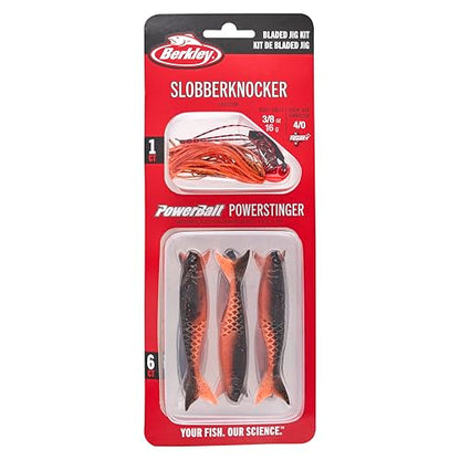 Berkley SlobberKnocker Fishing Jig, Coleslaw, 3/8 oz - color: Coleslaw, size: 3/8 oz - 4/0 Hook Size