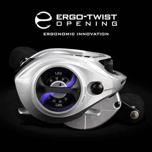 KastKing Kapstan Elite 300 Baitcasting Fishing Reel, Low Profile, Large Capacity Casting Reel, Graphite Frame, 35 lbs. Drag 5.4:1 Ratio, 8+1 Double Shielded/SS BB Centrifugal Braking - color: Right Handed - 5.4:1