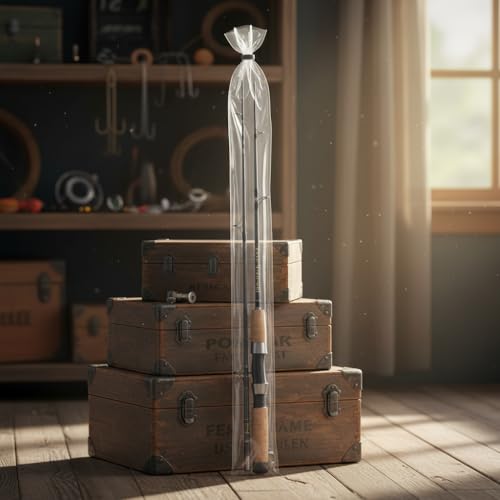 20PCS 6" x 51" Extra Long Clear Plastic Sleeves for Posters and Banners | Heavy Duty, 2 Mil Thick, Flat Open, Long Tube Storage Bags for Packaging Blueprint, Fishing Rods & Large Narrow Items - color: 6" x 51"-20PCS