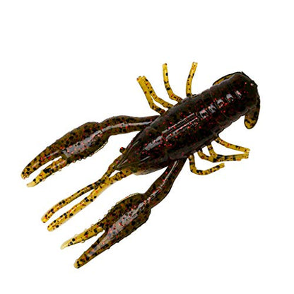 YUM Craw Chunk Soft Plastic Bait Bass Fishing Lure - color: Watermelon/Red Flake, style: Watermelon/Red Flake, 3 1/4 Inch