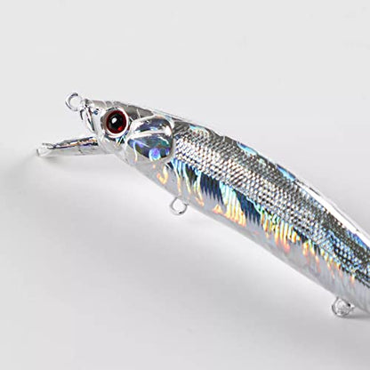 Blank Hard Lures Kit Unpainted Fishing Baits Sets Crankbait Wobblers Freshwater Fish Lure Wobblers Minnow Lure Bodies Fishing Tackle - color: 20pcs 11CM/13G