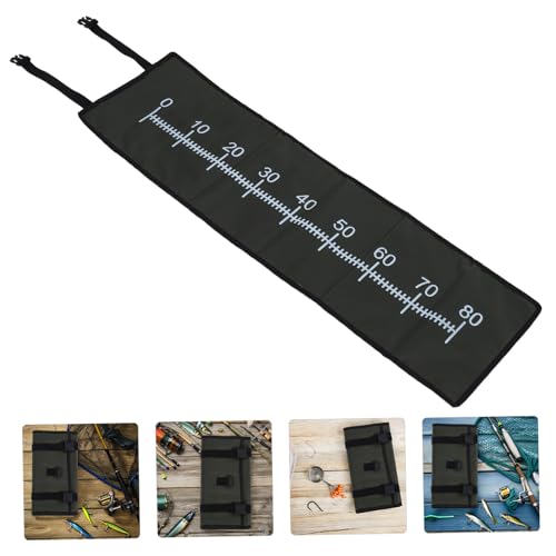 BESPORTBLE Portable Fish Measuring Board Lightweight Fish Ruler Pad with Accurate Scales Durable Fishing Accessory for Quick Measurements and Easy Cleaning