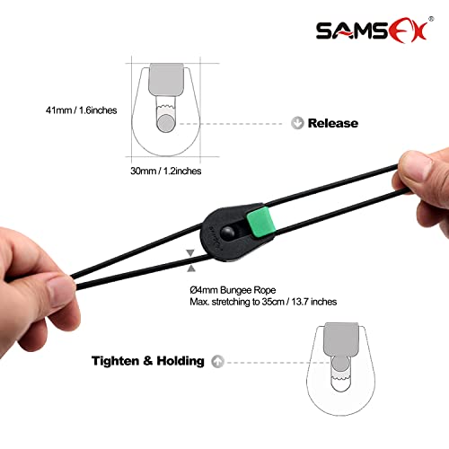 SAMSFX Fishing Rods Belt Stretchy Wrap Pole Straps Elastic Cable Ties for Casting, Spinning & Fly Rods - color: 4pcs, Black & Green