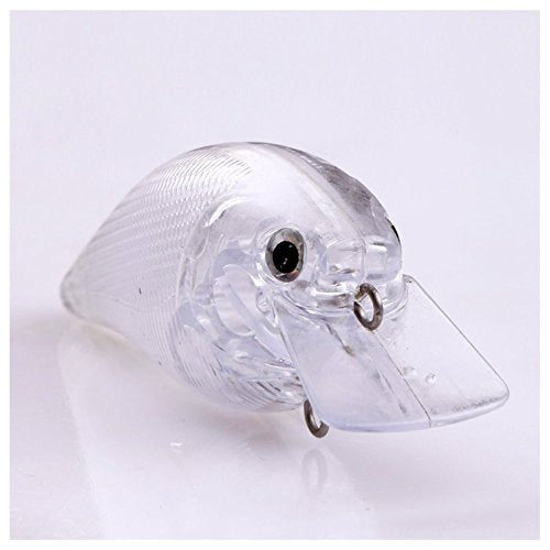 Blank Hard Lures Kit Unpainted Fishing Baits Sets Crankbait Wobblers Freshwater Fish Lure Wobblers Minnow Lure Bodies Fishing Tackle - color: 25pcs 8CM