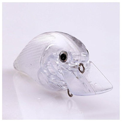 Blank Hard Lures Kit Unpainted Fishing Baits Sets Crankbait Wobblers Freshwater Fish Lure Wobblers Minnow Lure Bodies Fishing Tackle - color: 25pcs 8CM
