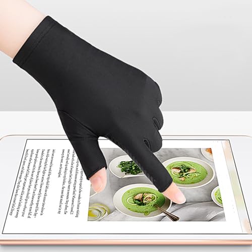 Uv for Protection Fishing Fingerless Gloves Light Breathable Sunscreen Driving Outdoor Cycling - color: C