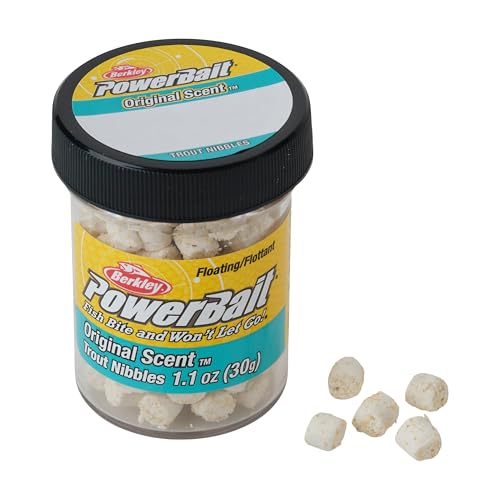 Berkley PowerBait Trout Nibbles Fishing Dough Bait - color: Marshmallow White