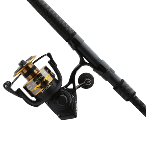 Penn Battle IV Spinning Reel and Fishing Rod Combo - size: 6000 Size Reel - 9' - Medium Heavy - 2pc, style: Battle IV Le