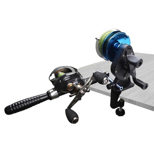 Line Winders Bidirectioanl Winding Spooler Adjustable Stable Spoolers Machine for Rotating Fishing Reel Universals Fishing Line Winders