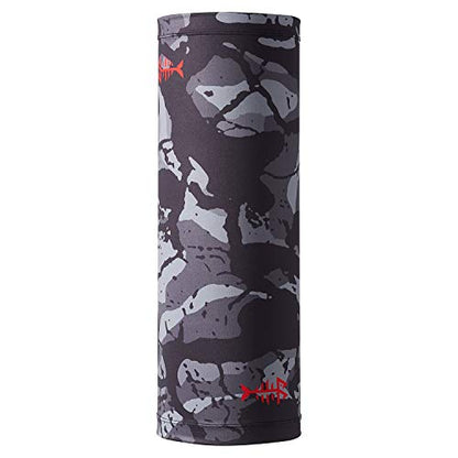 BASSDASH UPF 50+ UV Sun Protection Neck Gaiter Fishing Mask Hunting Kayaking Hiking Cycling Ski Sports - color: Black Camo