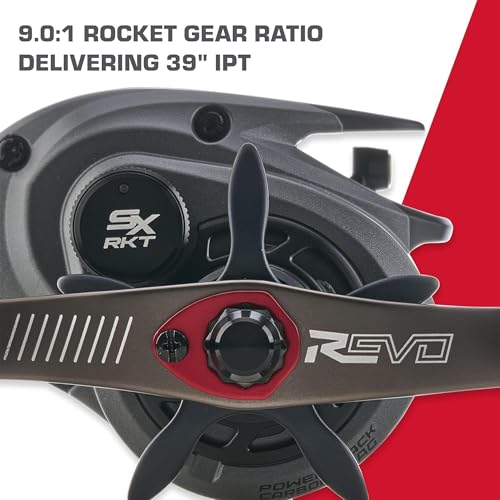Abu Garcia Revo SX Rocket Low Profile Baitcast Fishing Reel - size: Right-Handed