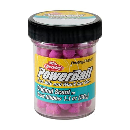 Berkley PowerBait Trout Nibbles Fishing Dough Bait - color: Grape