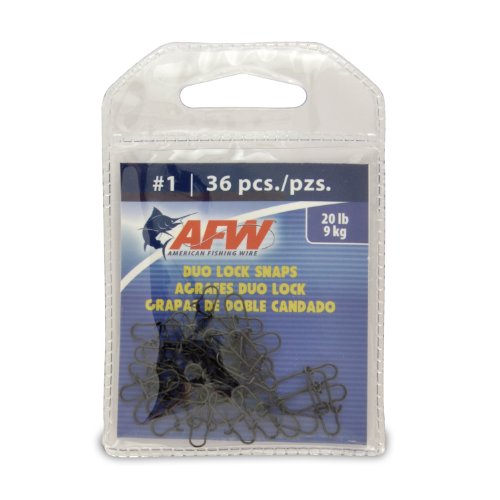 AFW American Fishing Wire Duo Lock - size: 36 Pieces, 20 Pound Test