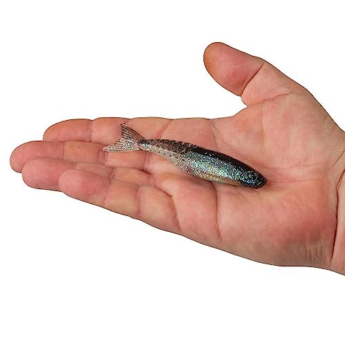 Berkley PowerBait PowerStinger Fishing Soft Bait - color: Electric Shad, size: 4 1/4"