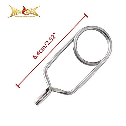 HERCULES Fly Tying Tools, Fly Tying Kit with Bobbin Thread Holder, Wire Threader, Knot Whip Finisher, Hackle Plier, Bodkin, Fly Fishing Lure Making Accessories - color: Hackle Plier