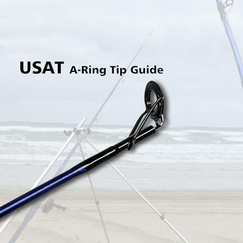 Fiblink Surf Spinning Fishing Rod Carbon Fiber Travel Fishing Rod(9-Feet &11-Feet & 12-Feet & 13-Feet & 15-Feet) - style: 3 Pc - 11' -Cast