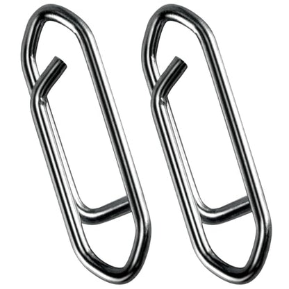 Fishing Snaps Power Clips,50pcs/100pcs Stainless Steel Speed Clip for Fishing Lure Quick Change,Crankbait Popper Lures Quick Snap Connector Tackle Saltwater Freshwater - size: Clips - Large 50pcs