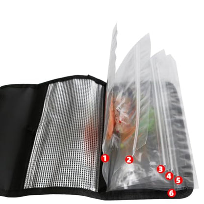 POPETPOP Waterproof Fishing Lure Bag Small Handheld Baits Storage Pouch Anti-Wear Fishing Gear Organizer Outdoor Tackle Binder