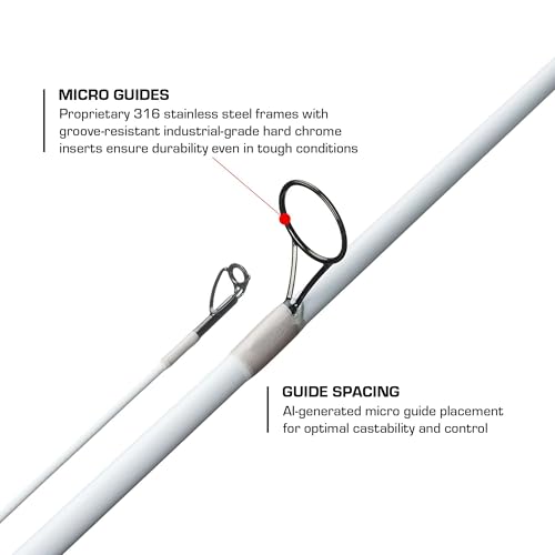 Duckett Fishing Ghost II Spinning & Casting Rods, Lightweight, Durable, and Ultra-Sensitive Performance Fishing Rod - size: 7'0" Medium Heavy Fast Spinning