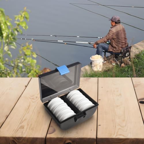 EVA Foam Spools for Carp Fishing Rigs, 10PCS Line Leader Winders and Hook Storage Boards, Lightweight Rig Wire Winding Organizer Box
