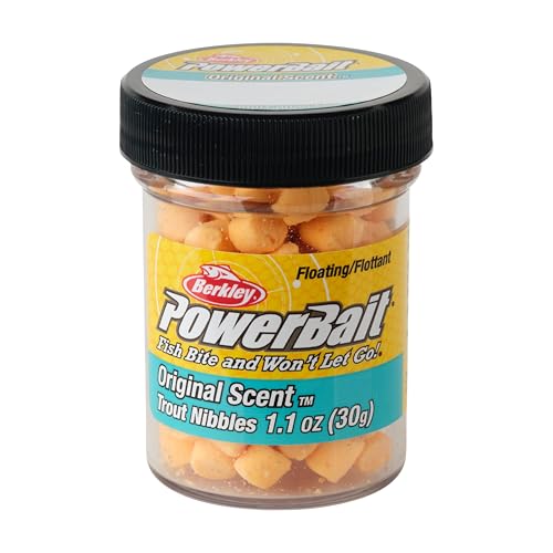 Berkley PowerBait Trout Nibbles Fishing Dough Bait - color: Peach